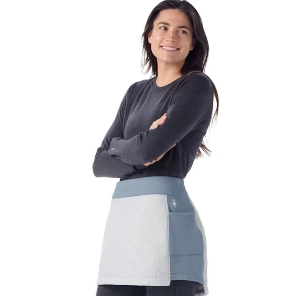 Smartwool Smartloft Skirt Womens Large Storm Gray NWT Quilted Insulated Active